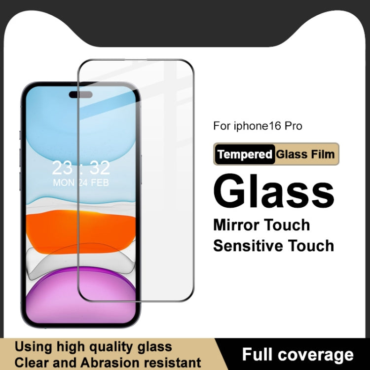 For iPhone 16 Pro imak 9H Surface Hardness Full Screen Tempered Glass Film Pro+ Series - iPhone 16 Pro Tempered Glass by imak | Online Shopping South Africa | PMC Jewellery | Buy Now Pay Later Mobicred