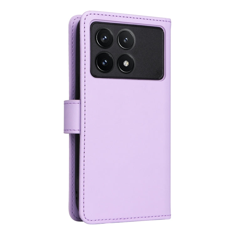 For Redmi K70 / K70 Pro BETOPNICE BN-005 2 in 1 Detachable Imitate Genuine Leather Phone Case(Light Purple) - K70 Pro Cases by BETOPNICE | Online Shopping South Africa | PMC Jewellery | Buy Now Pay Later Mobicred