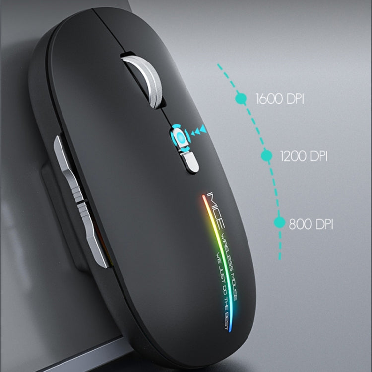 iMICE G901 Bluetooth Dual Mode 7-Button Silent Wireless Gaming Mouse(Black) - free shipping - PMC Jewellery - Order now!