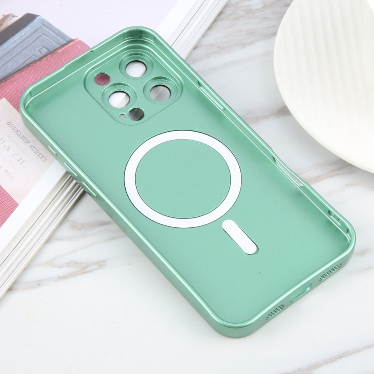 For iPhone 16 Pro Liquid TPU Silicone Solid Color MagSafe Phone Case(Green) - iPhone 16 Pro Cases by PMC Jewellery | Online Shopping South Africa | PMC Jewellery | Buy Now Pay Later Mobicred