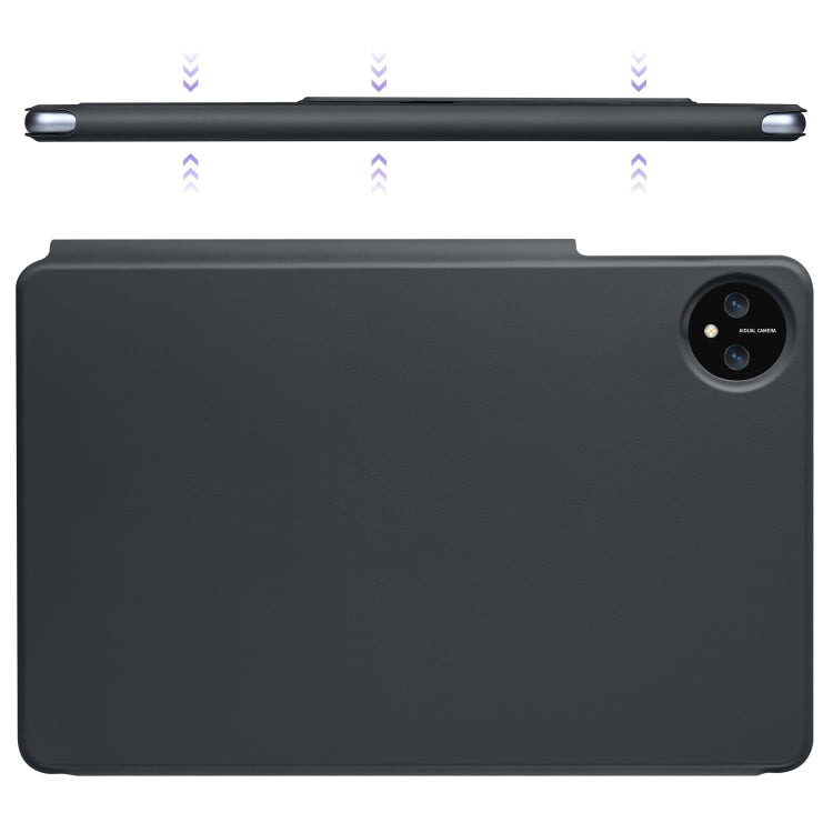 For Huawei MatePad Pro 11 2024 / 2022 Fixed Buckle Magnetic Deformation Leather Tablet Case(Black) - Huawei by PMC Jewellery | Online Shopping South Africa | PMC Jewellery | Buy Now Pay Later Mobicred