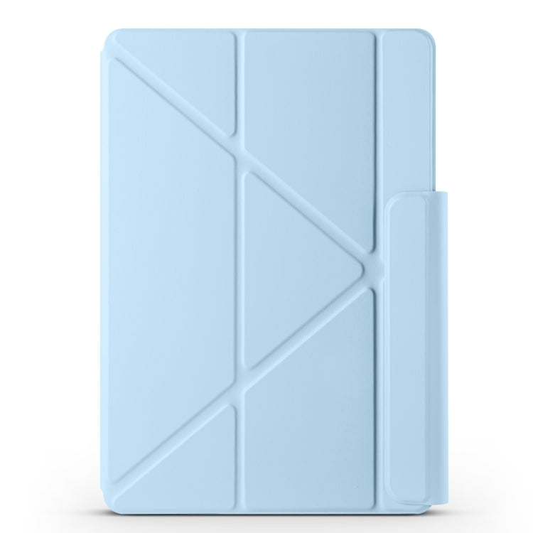For Huawei MatePad 11.5 / 11.5S Fixed Buckle Magnetic Deformation Leather Tablet Case(Ice Blue) - Huawei by PMC TechLife | Online Shopping South Africa | PMC TechLife | Buy Now Pay Later Mobicred
