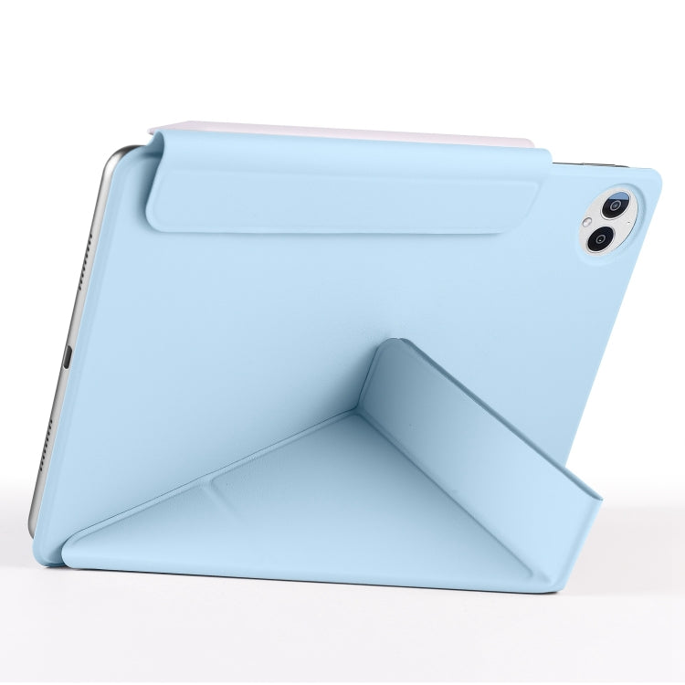 For Huawei MatePad Pro 13.2 2023 Fixed Buckle Magnetic Deformation Leather Tablet Case(Ice Blue) - Huawei by PMC TechLife | Online Shopping South Africa | PMC TechLife | Buy Now Pay Later Mobicred