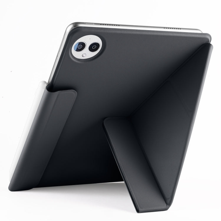 For Huawei MatePad Pro 12.2 2024 Fixed Buckle Magnetic Deformation Leather Tablet Case(Black) - Huawei by PMC TechLife | Online Shopping South Africa | PMC TechLife | Buy Now Pay Later Mobicred