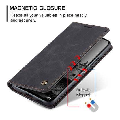 For Redmi 13 CaseMe 013 Multifunctional Horizontal Flip Leather Phone Case(Black) - Redmi 13 Cases by CaseMe | Online Shopping South Africa | PMC Jewellery | Buy Now Pay Later Mobicred