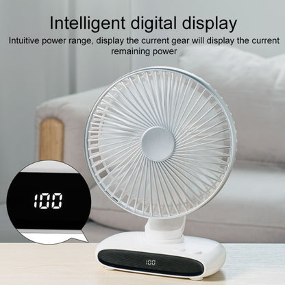 N702 Smart Digital Display Desktop Oscillating Fan(White) - Electric Fans by PMC Jewellery | Online Shopping South Africa | PMC Jewellery | Buy Now Pay Later Mobicred