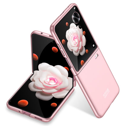 For Honor Magic V Flip GKK Ultra-thin Full Coverage Phone Case(Pink) - Honor Cases by GKK | Online Shopping South Africa | PMC Jewellery | Buy Now Pay Later Mobicred