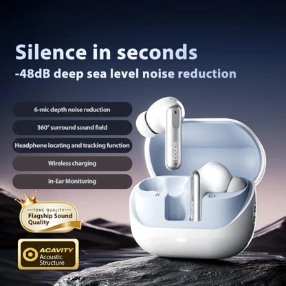 Sanag T51S TWS ANC Noise Reduction Wireless Bluetooth Earphone(White) - TWS Earphone by Sanag | Online Shopping South Africa | PMC Jewellery | Buy Now Pay Later Mobicred