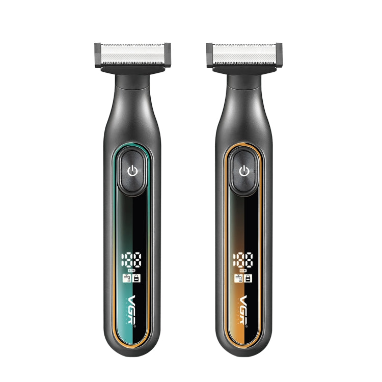 VGR V-360 5W USB Digital Display Electric T-shaped Shaver(Yellow) - free shipping - PMC TechLife - Order now!
