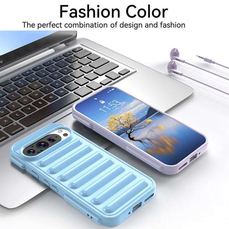For Google Pixel 9 Pro XL Capsule Series Candy Color TPU Phone Case(Blue) - Google Cases by PMC TechLife | Online Shopping South Africa | PMC TechLife | Buy Now Pay Later Mobicred