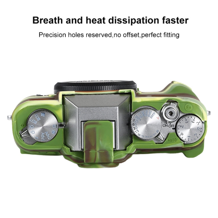For FUJIFILM X-T30 II Soft Silicone Protective Case(Camouflage) - Protective Case by PMC TechLife | Online Shopping South Africa | PMC TechLife | Buy Now Pay Later Mobicred