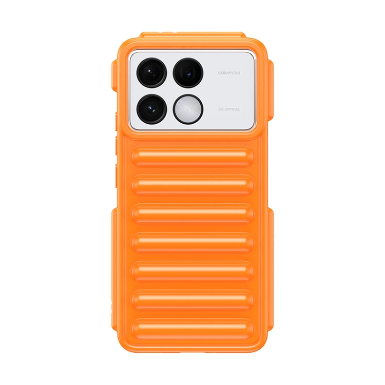 For Redmi K70 Capsule Series Candy Color TPU Phone Case(Orange) - K70 Cases by PMC Jewellery | Online Shopping South Africa | PMC Jewellery | Buy Now Pay Later Mobicred