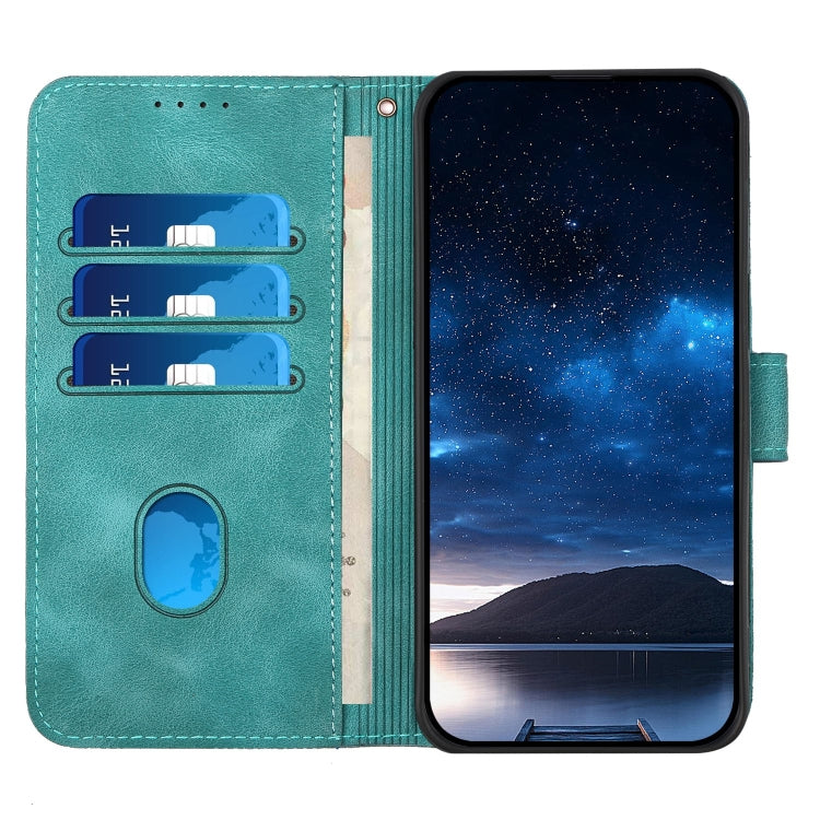 For Huawei Pura 70 Pro / 70 Pro+ YX0080 Grid Butterfly Embossed Pattern Flip Leather Phone Case with Lanyard(Light Blue) - Huawei Cases by PMC Jewellery | Online Shopping South Africa | PMC Jewellery | Buy Now Pay Later Mobicred