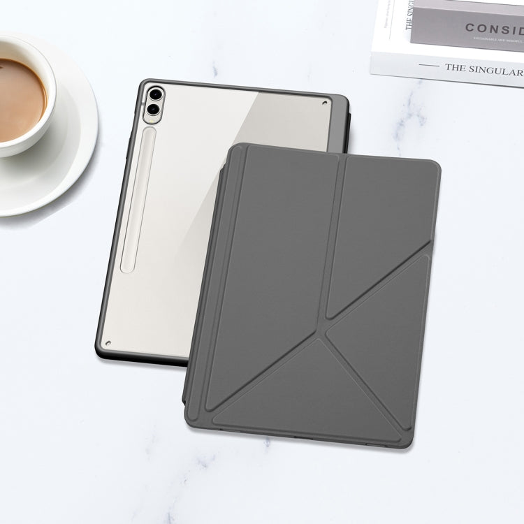 For Samsung Galaxy Tab S10+ DUX DUCIS Magi Series Smart Leather Tablet Case(Grey) - free shipping - PMC Jewellery - Order now!