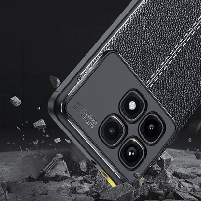 For Redmi K70 Ultra Litchi Texture Shockproof TPU Phone Case(Black) - Xiaomi Cases by PMC Jewellery | Online Shopping South Africa | PMC Jewellery | Buy Now Pay Later Mobicred