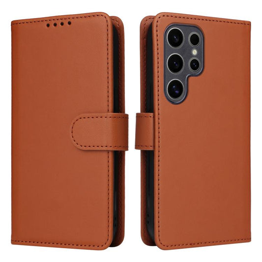 For Samsung Galaxy S25 Ultra 5G BETOPNICE BN-005 2 in 1 Detachable Imitate Genuine Leather Phone Case(Brown) - Galaxy S25 Ultra 5G Cases by BETOPNICE | Online Shopping South Africa | PMC Jewellery | Buy Now Pay Later Mobicred