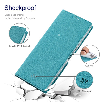 For Sharp Aquos Wish4 ViLi DMX Series TPU + PU Leather Magnetic Phone Case(Blue) - More Brand by ViLi | Online Shopping South Africa | PMC Jewellery | Buy Now Pay Later Mobicred