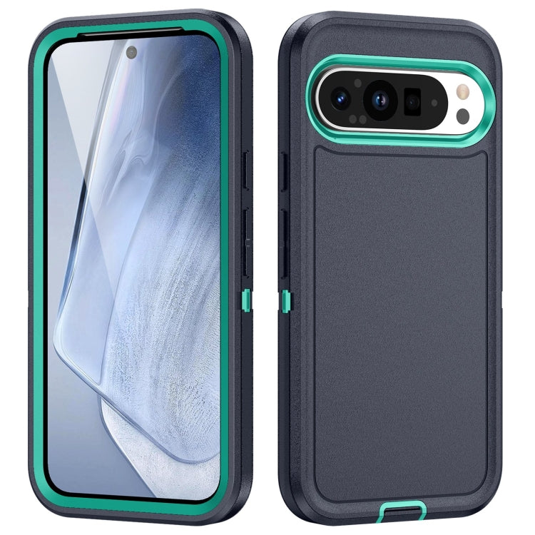 For Google Pixel 9 Pro Life Waterproof Rugged PC + Silicone Phone Case(Dark Blue + Light Blue) - Google Cases by PMC Jewellery | Online Shopping South Africa | PMC Jewellery | Buy Now Pay Later Mobicred