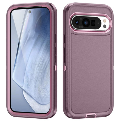 For Google Pixel 9 Life Waterproof Rugged PC + Silicone Phone Case(Purple + Pink) - Google Cases by PMC Jewellery | Online Shopping South Africa | PMC Jewellery | Buy Now Pay Later Mobicred