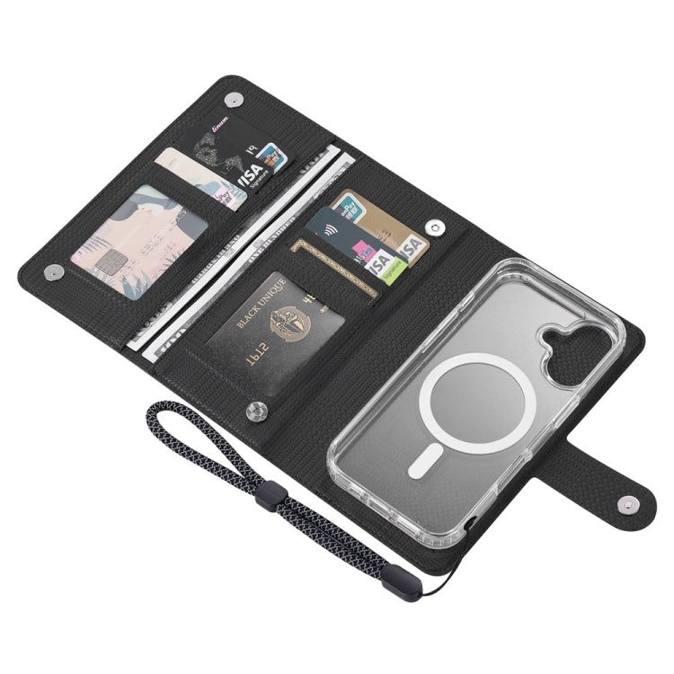 For Samsung Galaxy S24+ 5G ViLi GHA-C Series RFID MagSafe Magnetic Flip Leather Phone Case(Black) - Galaxy S24+ 5G Cases by ViLi | Online Shopping South Africa | PMC Jewellery | Buy Now Pay Later Mobicred