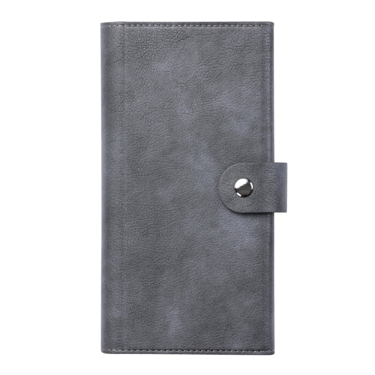 For iPhone 16 Plus ViLi GVS Series MagSafe Magnetic RFID Leather Phone Case(Grey) - iPhone 16 Plus Cases by ViLi | Online Shopping South Africa | PMC Jewellery | Buy Now Pay Later Mobicred