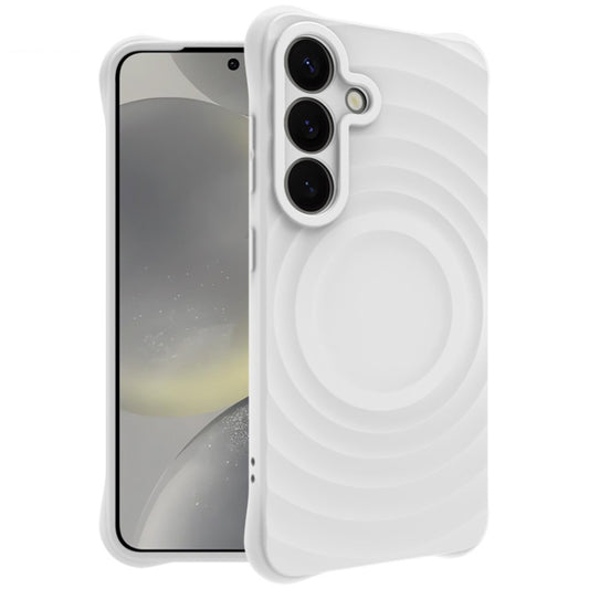 For Samsung Galaxy S25+ 5G IMAK UC-6 Series Manbo Frosting Soft Phone Case(White) - Galaxy S25+ 5G Cases by imak | Online Shopping South Africa | PMC Jewellery | Buy Now Pay Later Mobicred