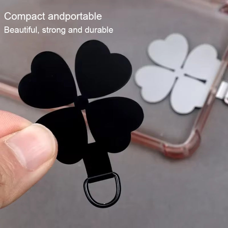 Four-leaf Metal Mobile Phone Lanyard Fixing Gasket(Rose Gold) - free shipping - PMc TechLife - Order now!
