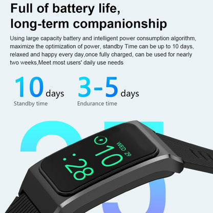 A8 1.98 inch 2 in 1 Bluetooth Earphone Steel Strap Smart Watch, Support ECG / NFC(Black) - Smart Watches by PMC Jewellery | Online Shopping South Africa | PMC Jewellery | Buy Now Pay Later Mobicred