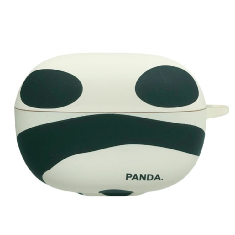 For Redmi Buds 5 Pro Panda Back Earbuds Box Frosted TPU Case(Black White) - Xiaomi Earphone Case by PMC Jewellery | Online Shopping South Africa | PMC Jewellery | Buy Now Pay Later Mobicred