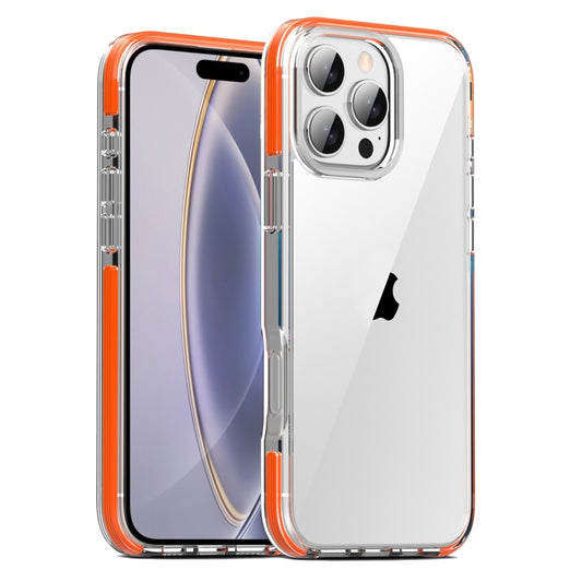 For iPhone 16 Pro Max TPE Airbag TPU+ PC Full Coverage Phone Case(Orange) - iPhone 16 Pro Max Cases by PMC Jewellery | Online Shopping South Africa | PMC Jewellery | Buy Now Pay Later Mobicred