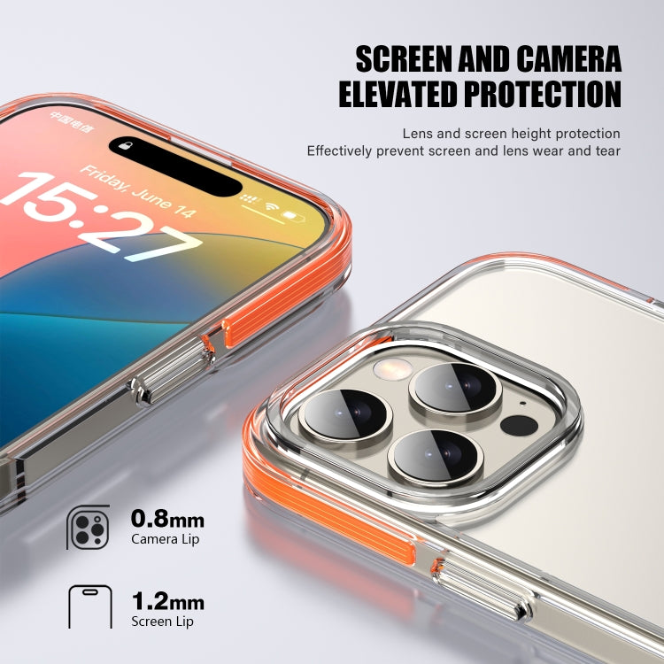 For iPhone 16 Pro TPE Airbag TPU+ PC Full Coverage Phone Case(White) - iPhone 16 Pro Cases by PMC TechLife | Online Shopping South Africa | PMC TechLife | Buy Now Pay Later Mobicred