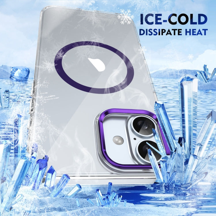 For iPhone 16 Plus Ice Feel HD Transparent MagSafe PC Full Coverage Phone Case(Purple) - iPhone 16 Plus Cases by PMC Jewellery | Online Shopping South Africa | PMC Jewellery | Buy Now Pay Later Mobicred