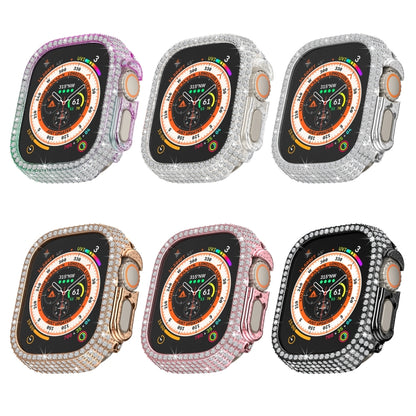 For Apple Watch Ultra / Ultra 2 49mm Hollowed Diamond PC Watch Case(Colorful) - Watch Cases by PMC Jewellery | Online Shopping South Africa | PMC Jewellery | Buy Now Pay Later Mobicred