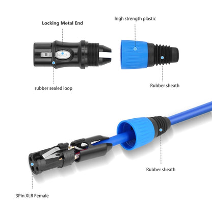 6 Color / Set JC1015 XLR 3pin Male to Female Audio Cable, Length:1.8m - Microphone Audio Cable & Connector by PMC Jewellery | Online Shopping South Africa | PMC Jewellery | Buy Now Pay Later Mobicred