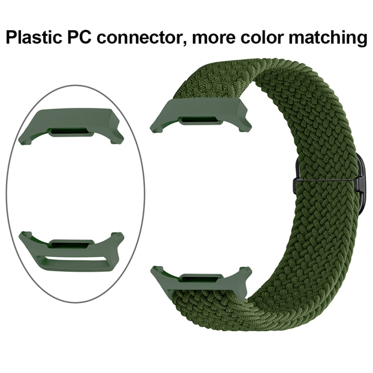 For Samsung Galaxy Watch Ultra 47mm Slide Buckle Nylon Braided Watch Band(Starlight) - Watch Bands by PMC Jewellery | Online Shopping South Africa | PMC Jewellery | Buy Now Pay Later Mobicred