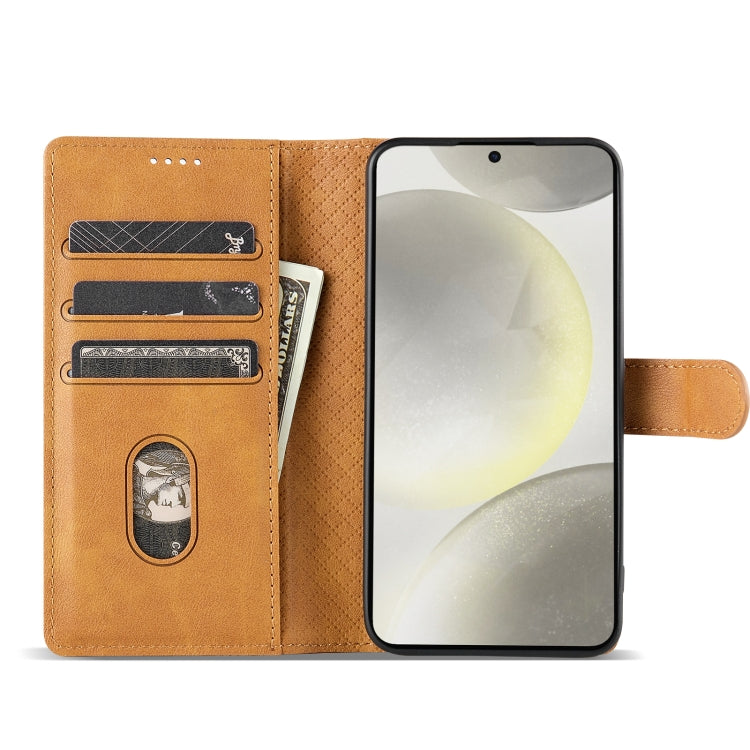 For Motorola Moto G Stylus 2024 N.BEKUS CSJ-P1 Solid Color Leather Phone Case(Brown) - Motorola Cases by N.BEKUS | Online Shopping South Africa | PMC Jewellery | Buy Now Pay Later Mobicred