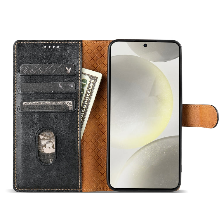 For OPPO Reno11 Pro 5G Global N.BEKUS CSJ-P1 Solid Color Leather Phone Case(Black) - OPPO Cases by N.BEKUS | Online Shopping South Africa | PMC Jewellery | Buy Now Pay Later Mobicred