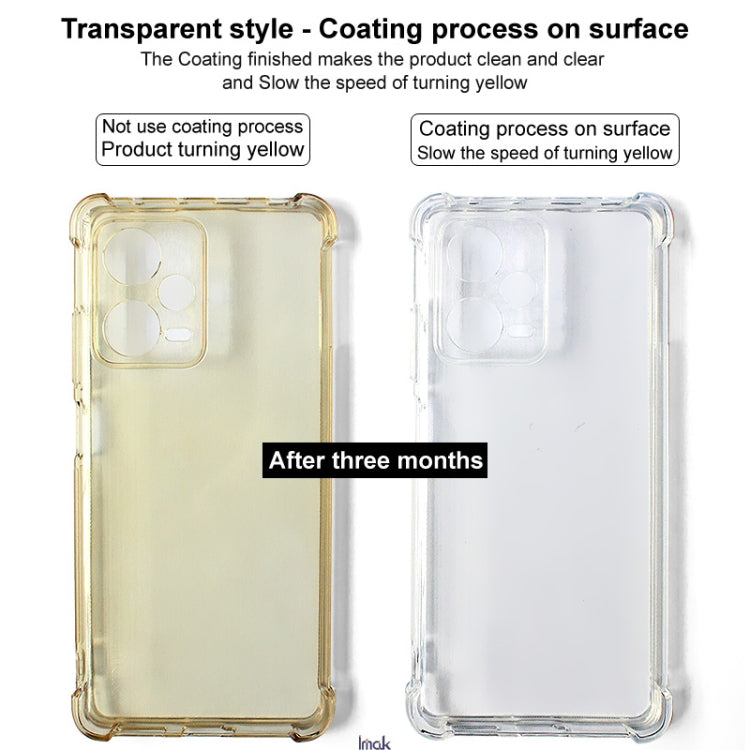 For Redmi K70 Ultra 5G imak Shockproof Airbag TPU Phone Case(Transparent) - Xiaomi Cases by imak | Online Shopping South Africa | PMC Jewellery | Buy Now Pay Later Mobicred