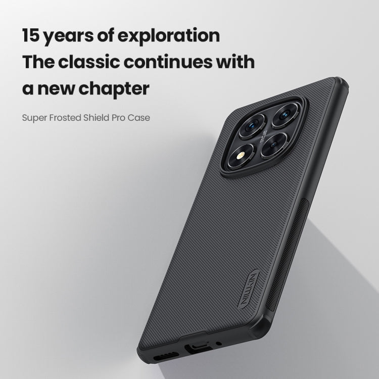 For Redmi Note 14 Pro 5G NILLKIN Frosted Shield Pro PC + TPU Phone Case(Blue) - free shipping - PMC Jewellery - Order now!