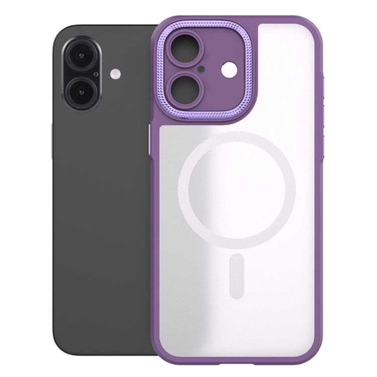 For iPhone 16 Plus Bodyguard MagSafe Magnetic Phone Case(Purple) - iPhone 16 Plus Cases by PMC Jewellery | Online Shopping South Africa | PMC Jewellery | Buy Now Pay Later Mobicred