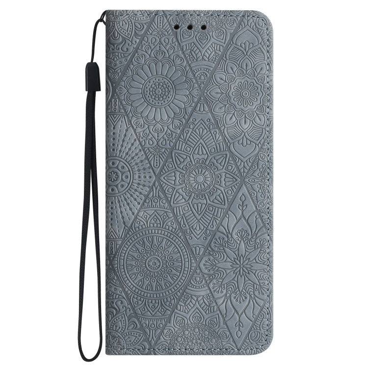 For Google Pixel 9 Pro XL Ethnic Embossed Adsorption Leather Phone Case(Grey) - Google Cases by PMC Jewellery | Online Shopping South Africa | PMC Jewellery | Buy Now Pay Later Mobicred