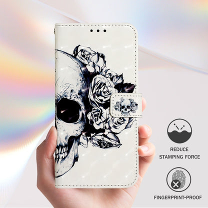 For Redmi K70 Ultra 5G Global 3D Painting Horizontal Flip Leather Phone Case(Skull) - Xiaomi Cases by PMC Jewellery | Online Shopping South Africa | PMC Jewellery | Buy Now Pay Later Mobicred