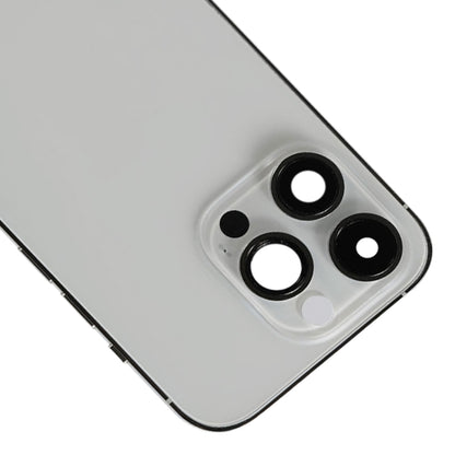 For iPhone 14 Pro Battery Back Cover Assembly, Version:CE EU Version(Silver) - Back Cover by PMC Jewellery | Online Shopping South Africa | PMC Jewellery | Buy Now Pay Later Mobicred