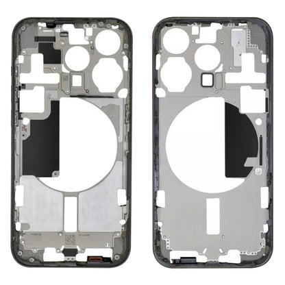 For iPhone 15 Pro Middle Frame Bezel Plate with Side Keys + Card Tray, Version:CE EU Version(Black) - LCD Related Parts by PMC Jewellery | Online Shopping South Africa | PMC Jewellery | Buy Now Pay Later Mobicred