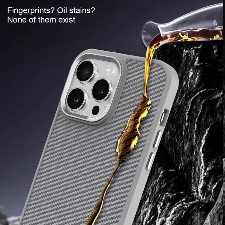 For iPhone 16 Plus Carbon Fiber Texture MagSafe Magnetic Shockproof Phone Case(Black) - iPhone 16 Plus Cases by PMC Jewellery | Online Shopping South Africa | PMC Jewellery | Buy Now Pay Later Mobicred