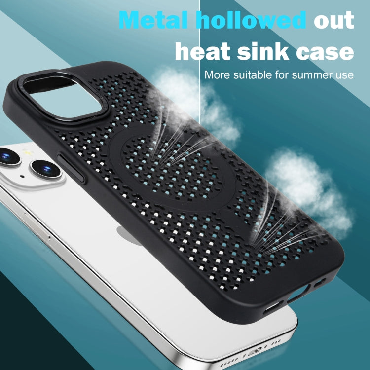 For iPhone 16 Pro Ice Feeling Cooling MagSafe Magnetic Phone Case(Black) - iPhone 16 Pro Cases by PMC Jewellery | Online Shopping South Africa | PMC Jewellery | Buy Now Pay Later Mobicred