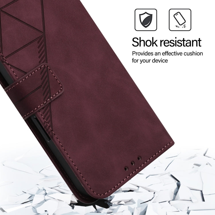 For Redmi K70 Ultra 5G Global Crossbody 3D Embossed Flip Leather Phone Case(Wine Red) - Xiaomi Cases by PMC Jewellery | Online Shopping South Africa | PMC Jewellery | Buy Now Pay Later Mobicred