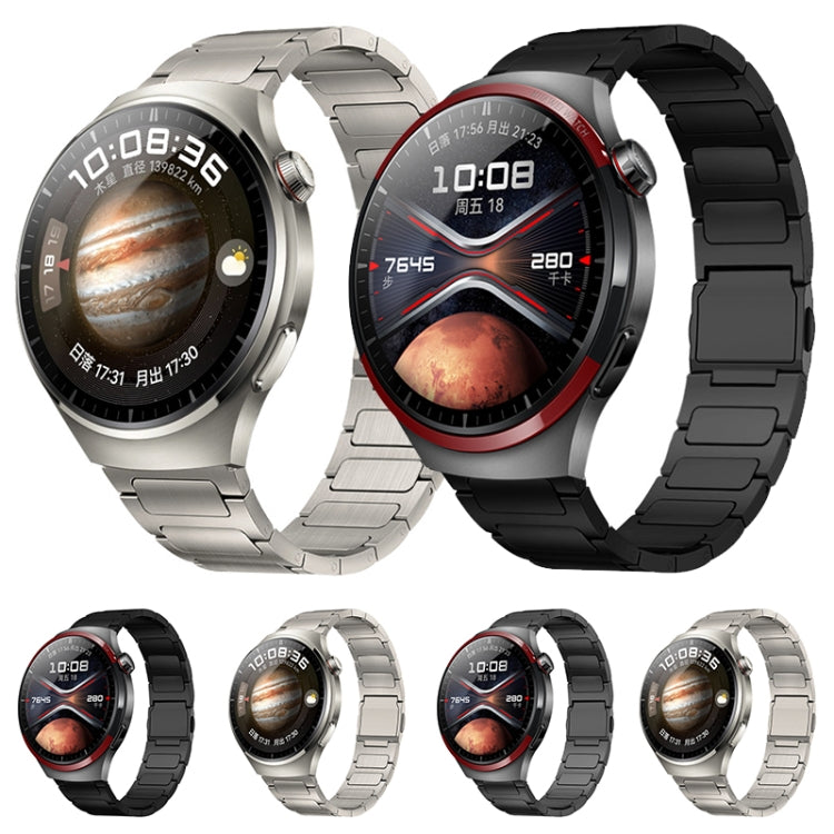 22mm I-shaped Magnetic Buckle Pure Titanium Watch Band(Titanium Silver) - free shipping - PMC TechLife - Order now!