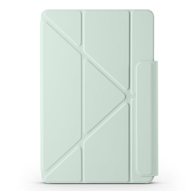 For Honor MagicPad 2 12.3 Fixed Buckle Magnetic Deformation Leather Tablet Case(Baby Green) - Honor by PMC TechLife | Online Shopping South Africa | PMC TechLife | Buy Now Pay Later Mobicred