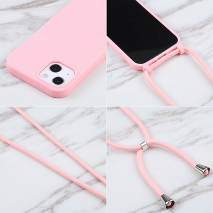 For iPhone 16 Pro Max Candy Colors TPU Protective Phone Case with Lanyard(Pink) - iPhone 16 Pro Max Cases by PMC Jewellery | Online Shopping South Africa | PMC Jewellery | Buy Now Pay Later Mobicred